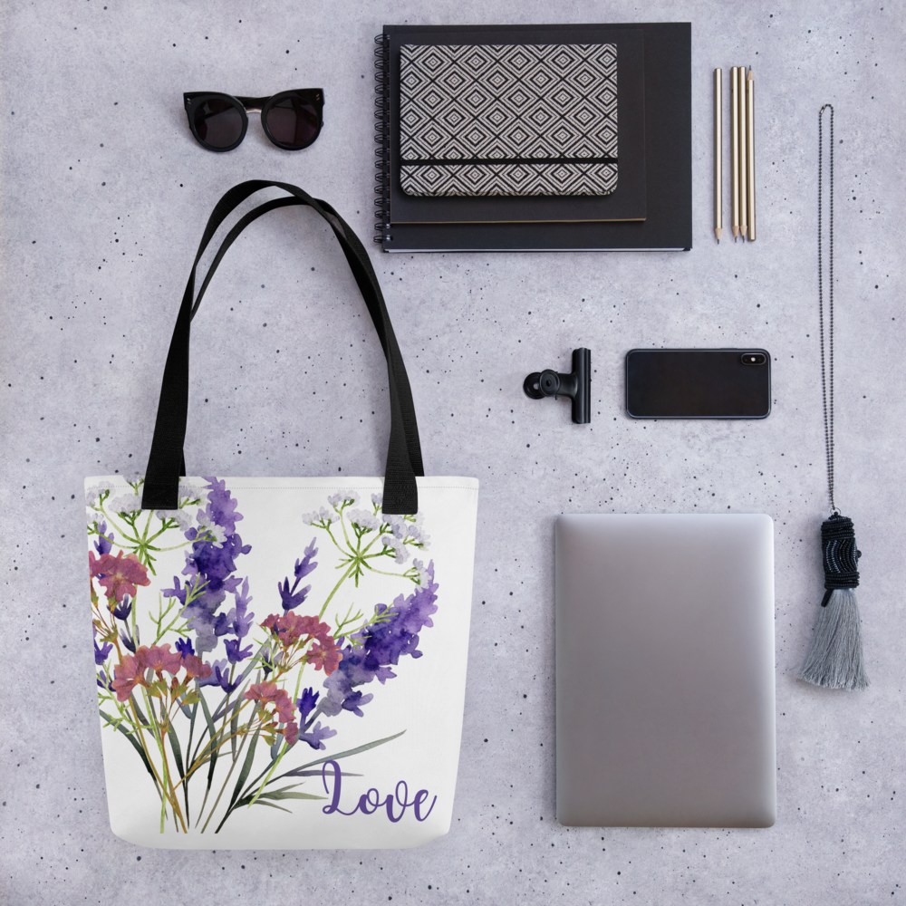 Tote bag flower style