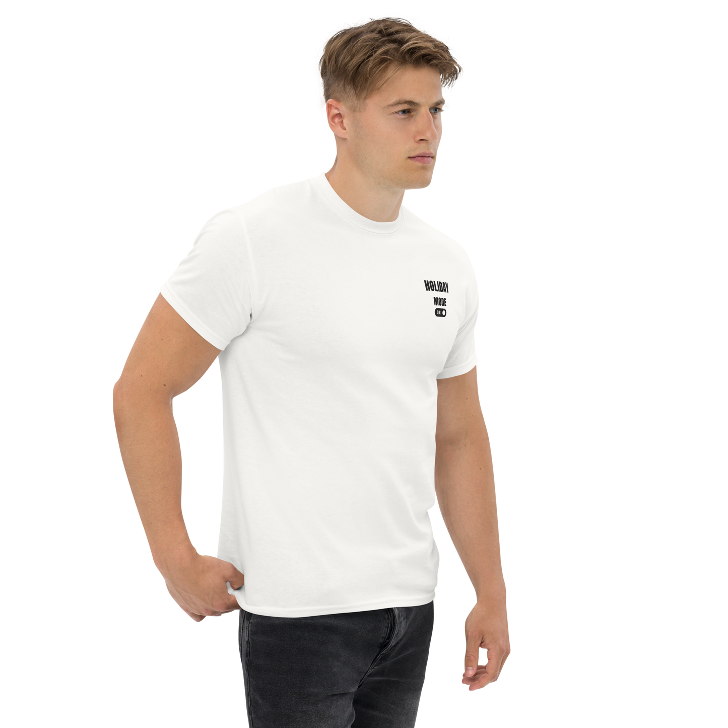 Unisex classic tee holiday mode on ricamato