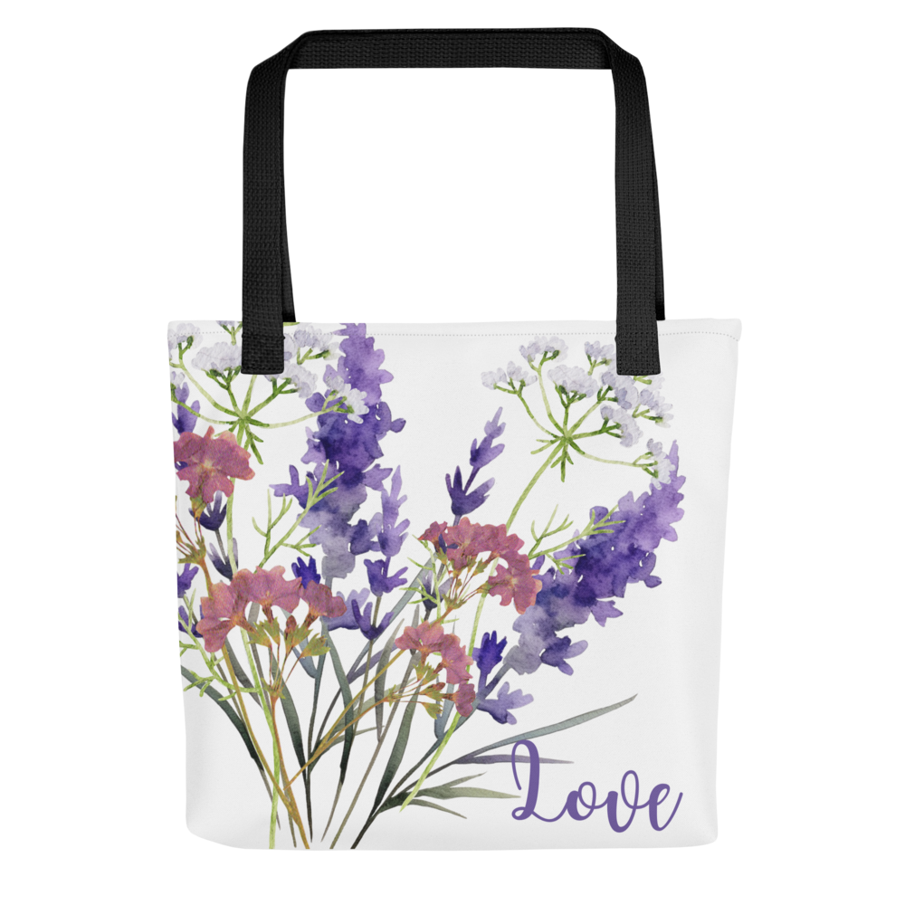 Tote bag flower style