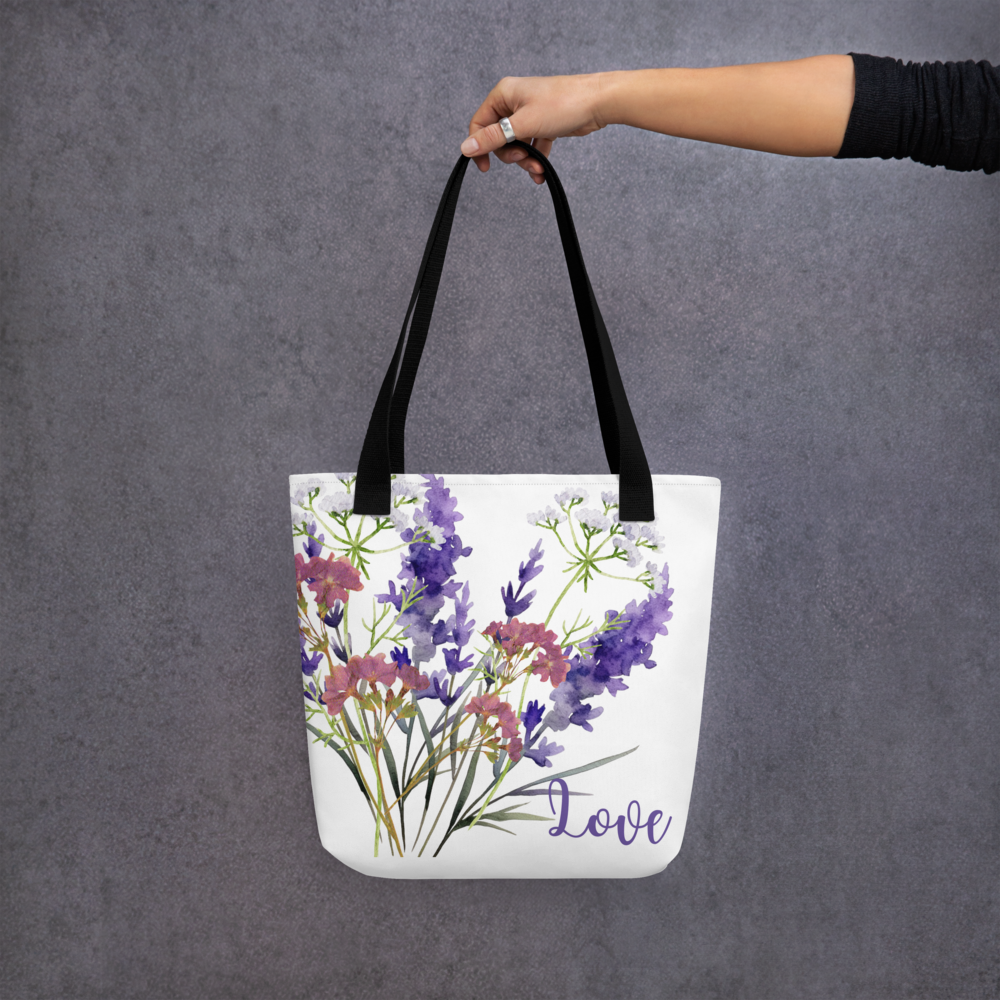 Tote bag flower style