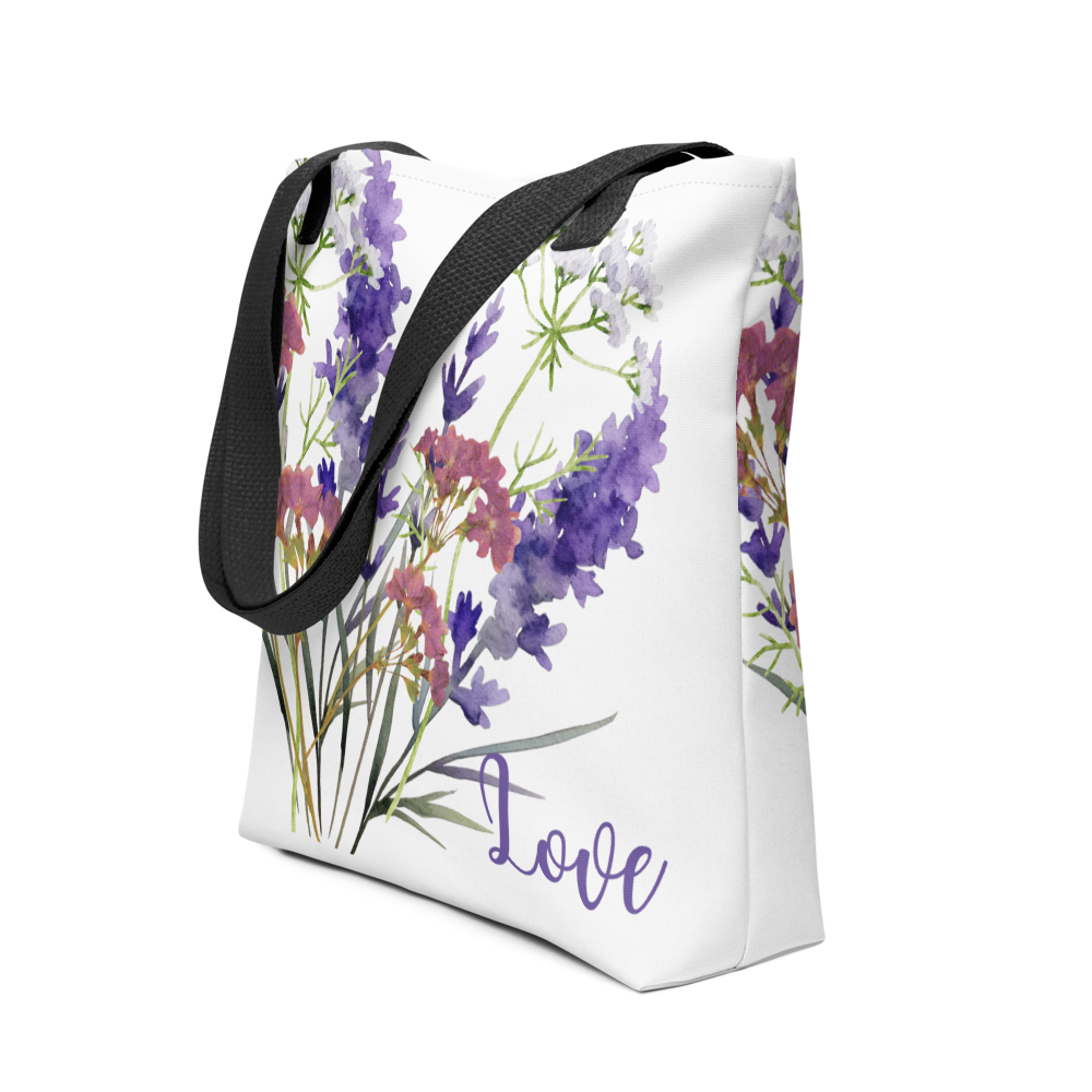 Tote bag flower style