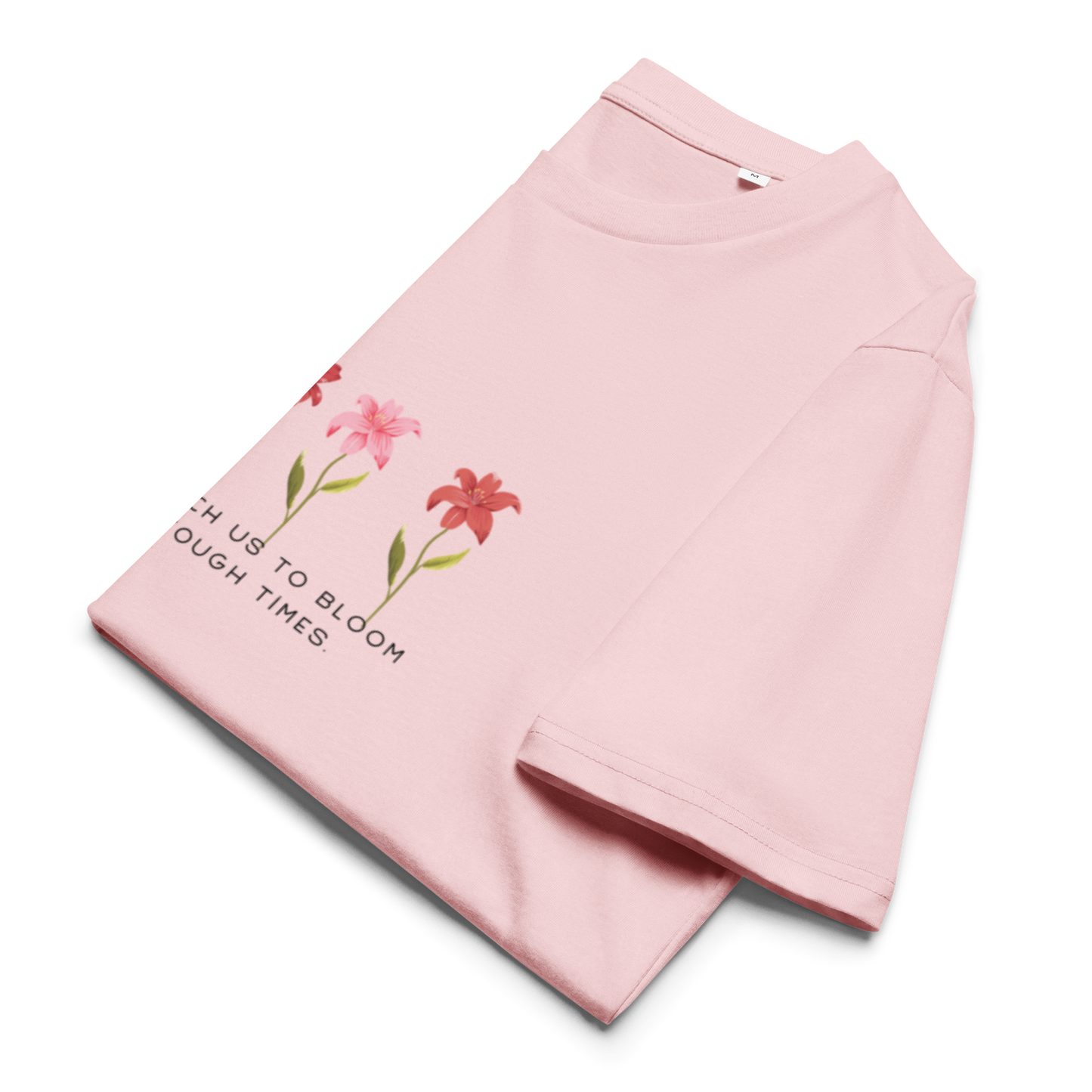 Unisex organic cotton t-shirt flower power