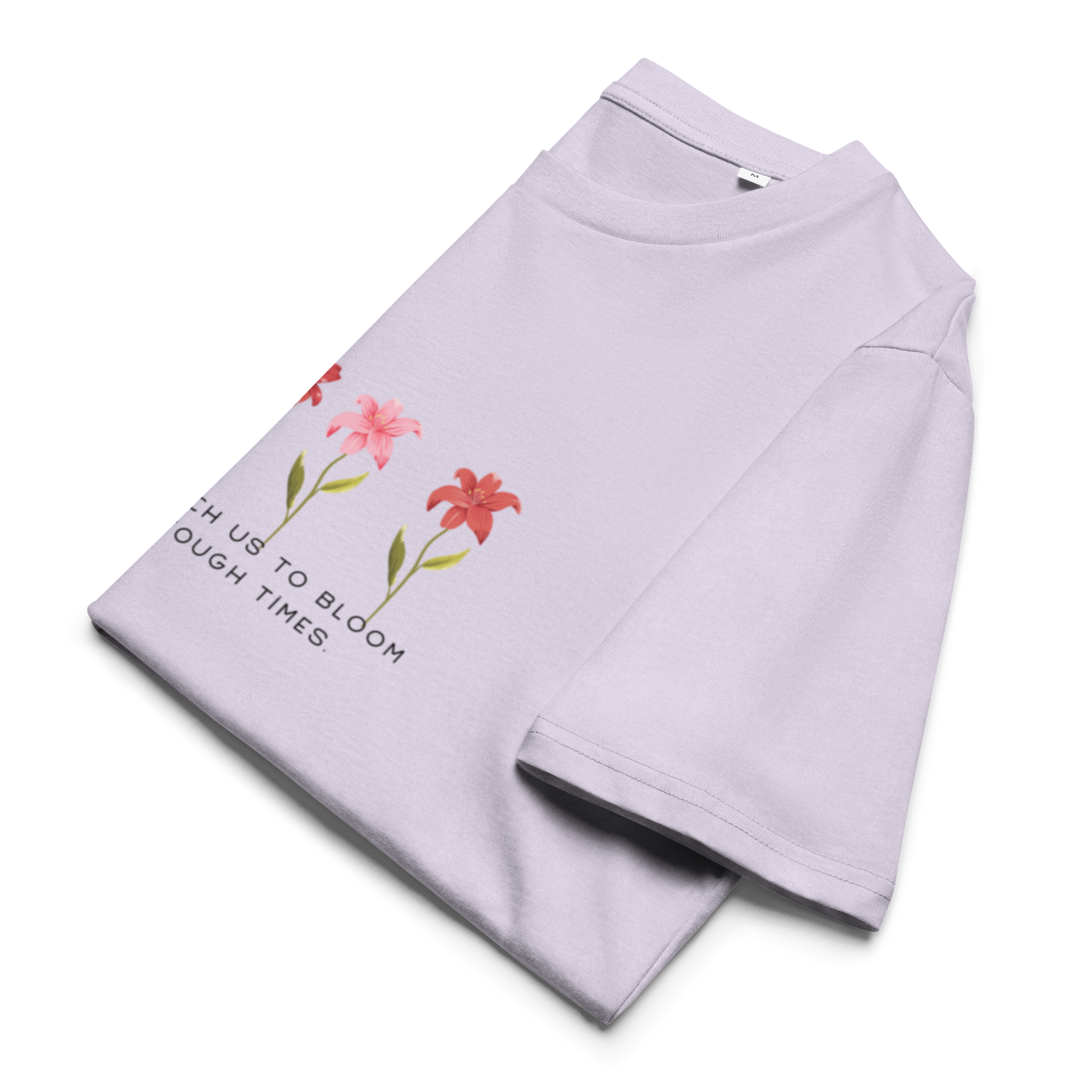 Unisex organic cotton t-shirt flower power