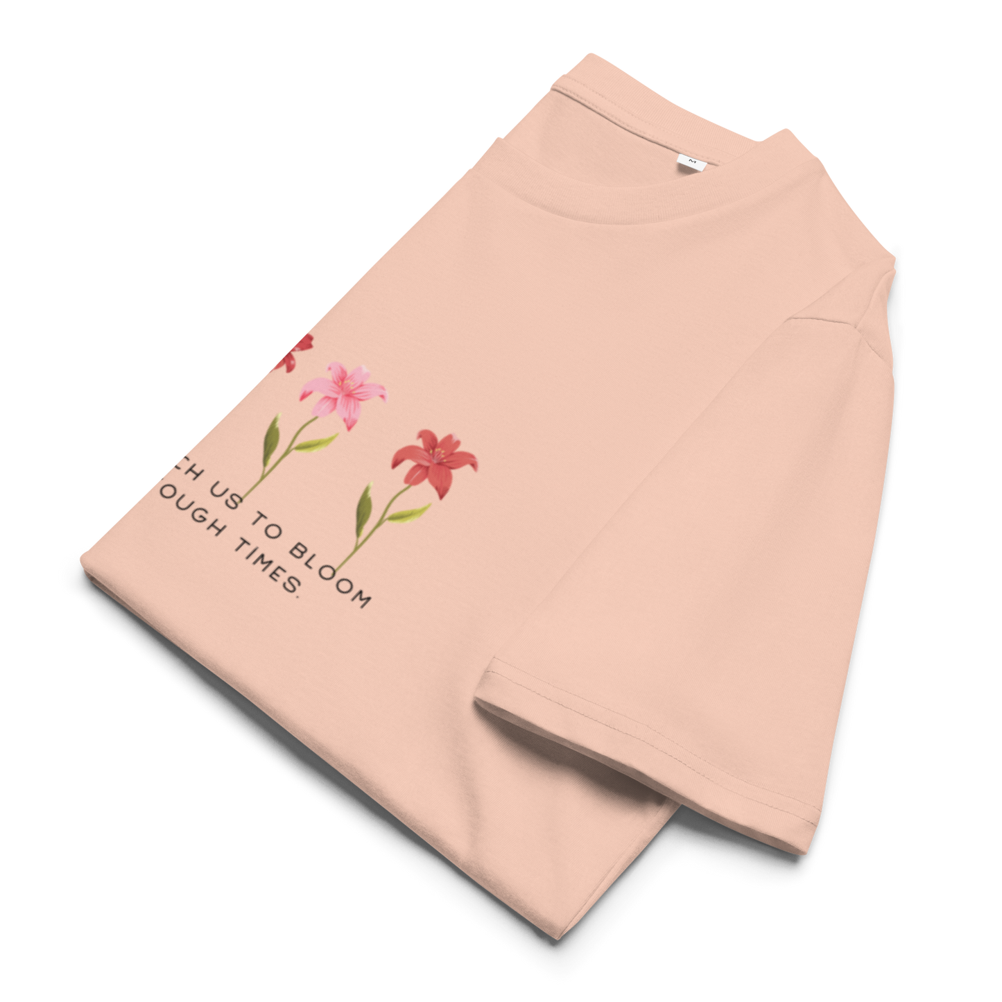 Unisex organic cotton t-shirt flower power