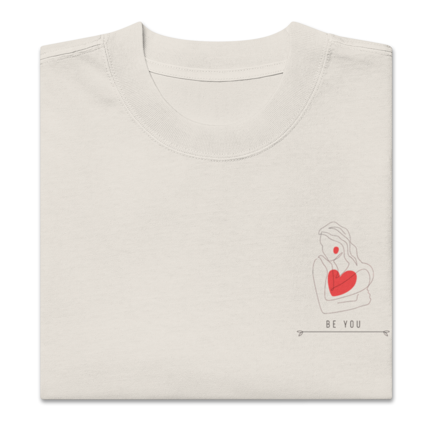 Oversized faded t-shirt be you